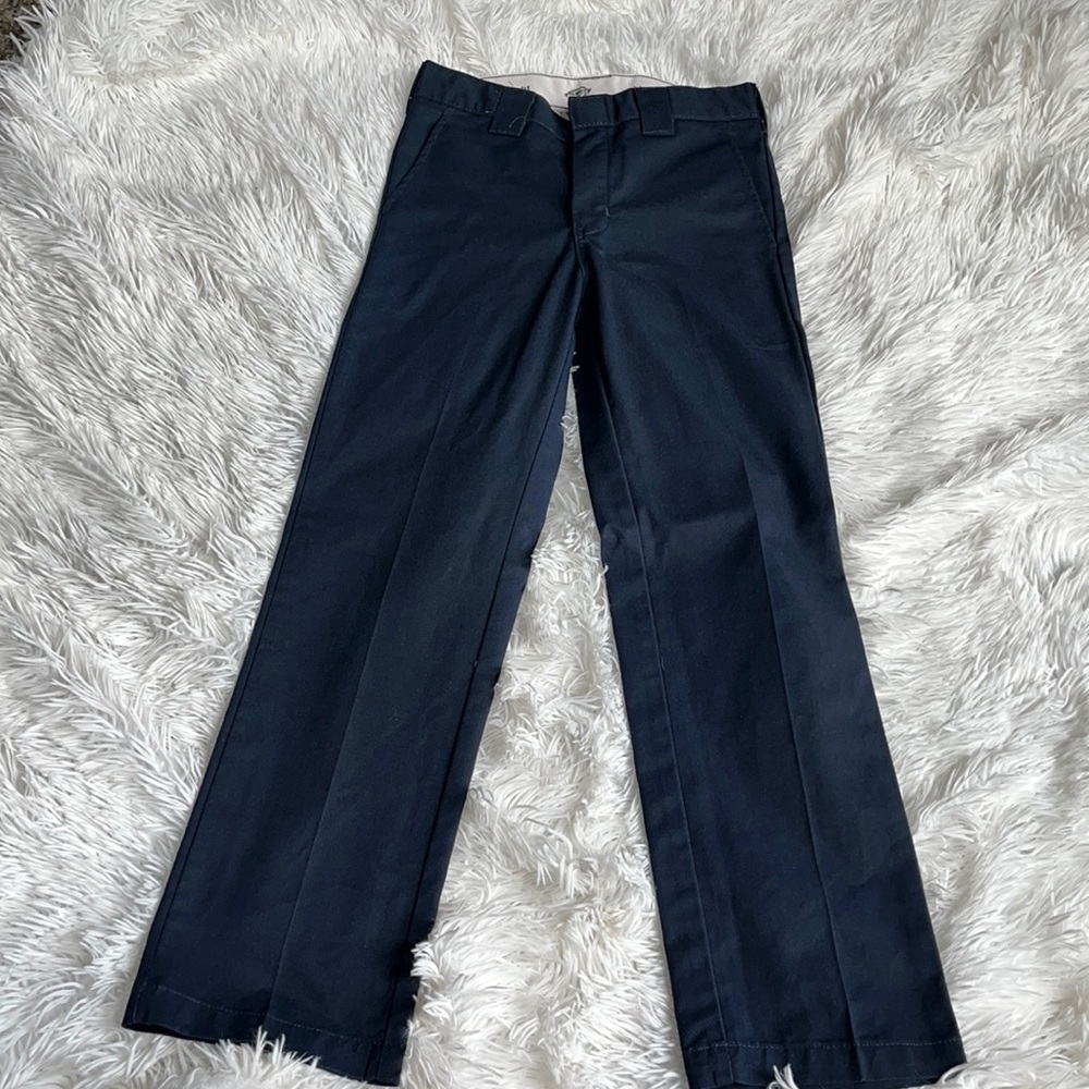 Dickies skinny straight uniform pants